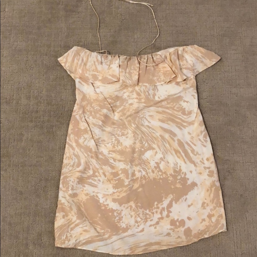 Tibi halter silk dress